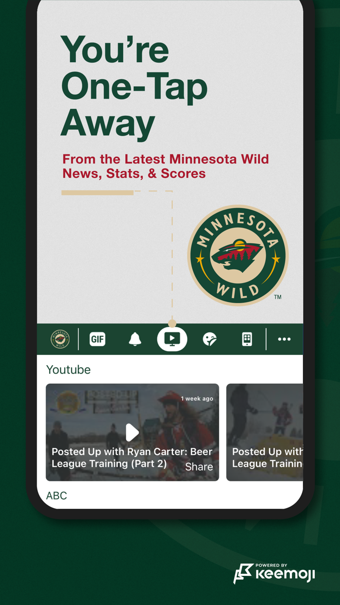 Minnesota Wild Keyboard