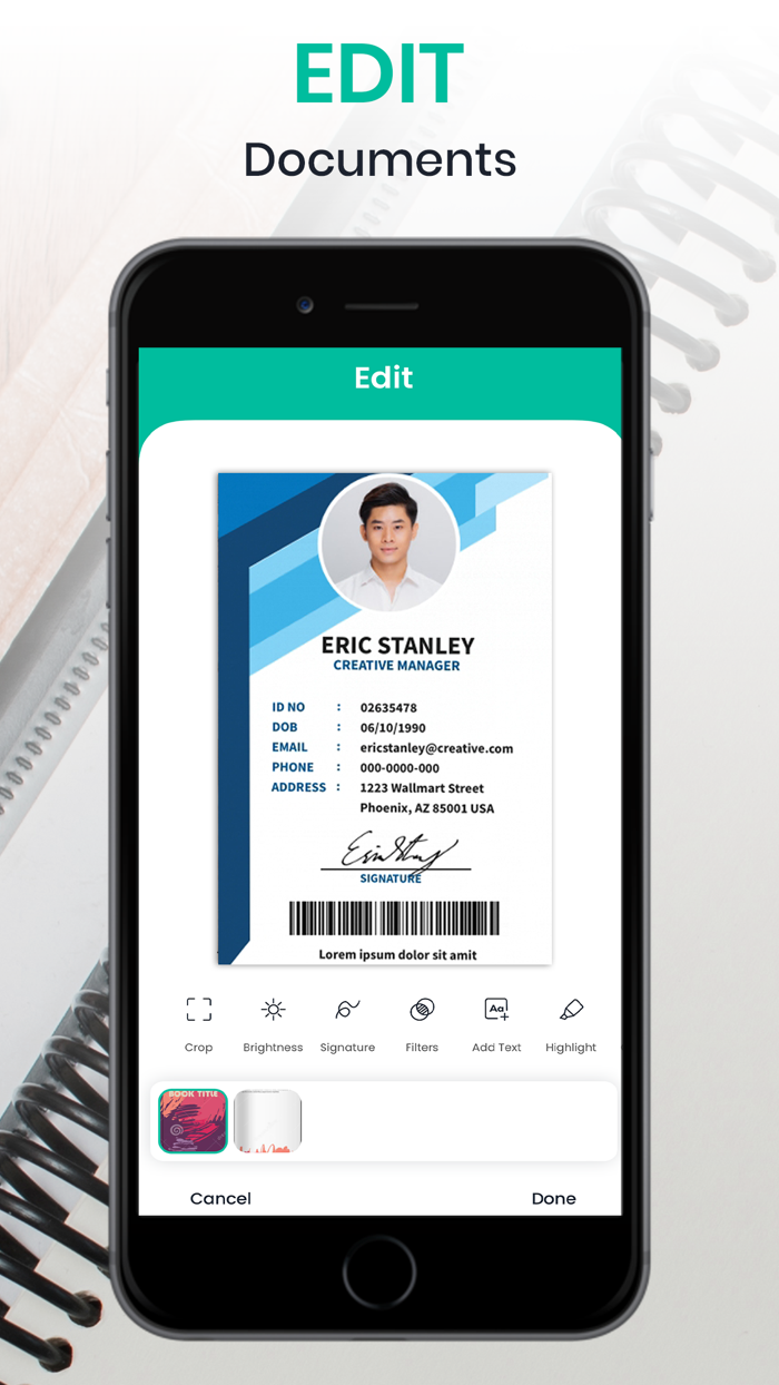 Scanner App-Scan DocumentOCR
