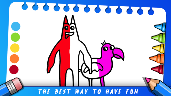 Drawing  Coloring of banban 2