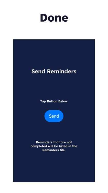 Send Reminders