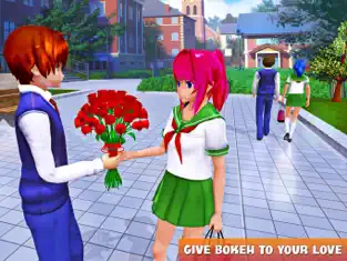 Screenshot 2 Simulador de escuela Anime Gir iphone