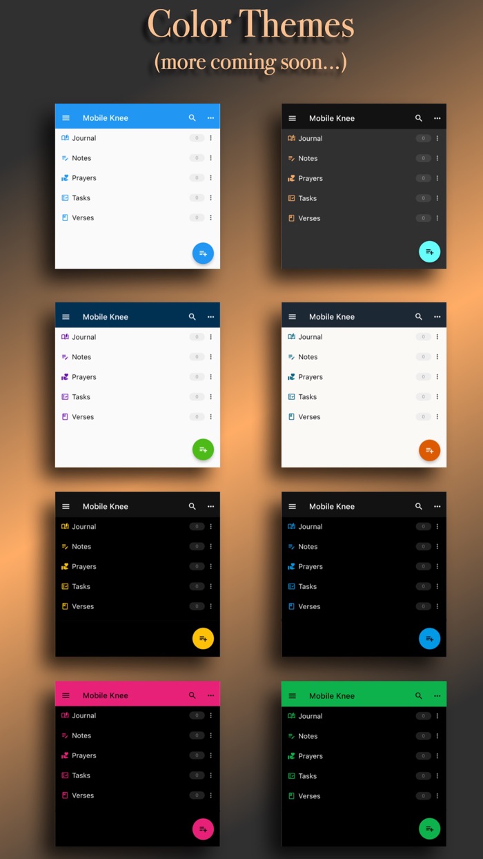 Mobile Knee - Prayer List