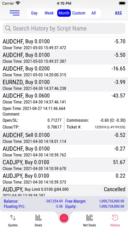 Kanak Capital Markets iTrader screenshot-5