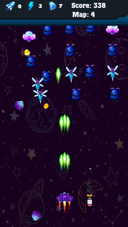 Alien Battle Airplane War Game screenshot-7