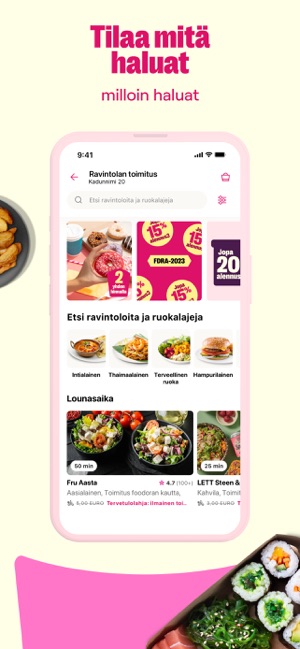 foodora: Tilaa ruokaa kotiin App Storessa