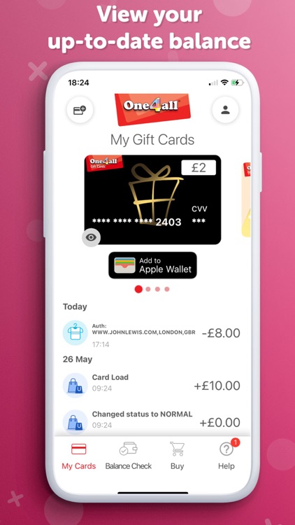 One4all Gift Cards By Gvs Voucher Designated Activity Company - Add Apple Gift Card To Wallet Ios 14