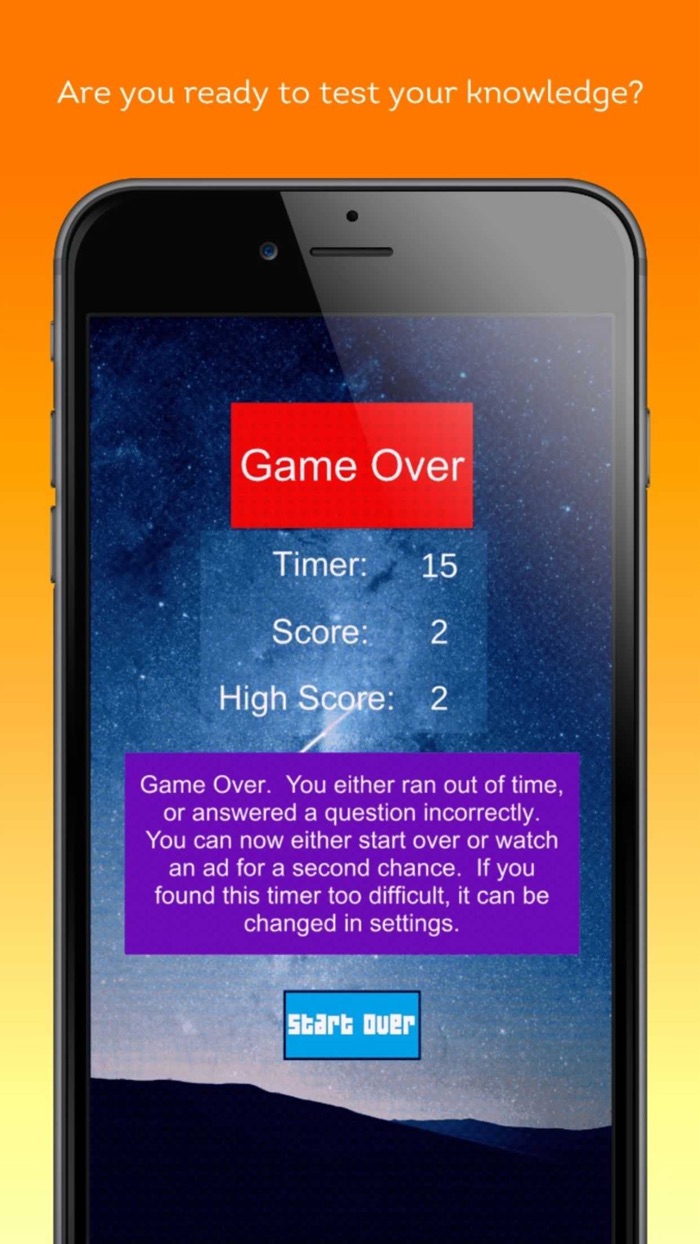 Astronomy Trivia Challenge