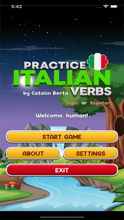 Learn Italian Verbs Game Extra