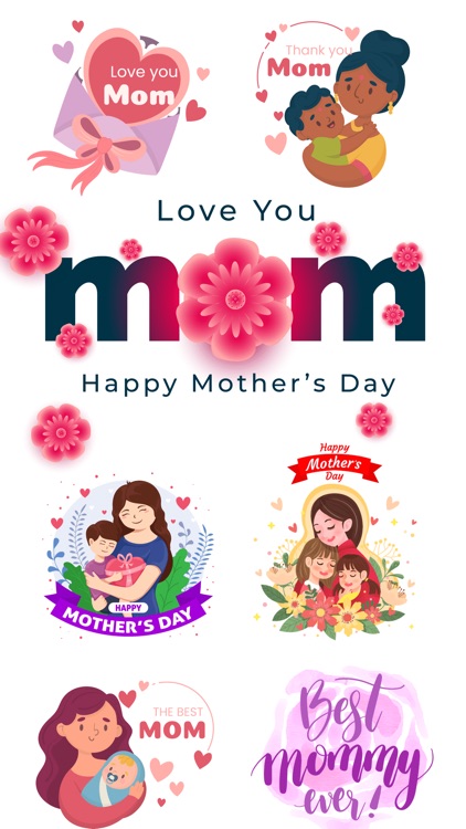 Mother's Day Cards & Stickers