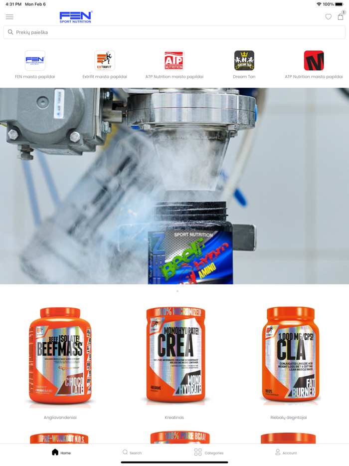 FEN Papildai Sportui