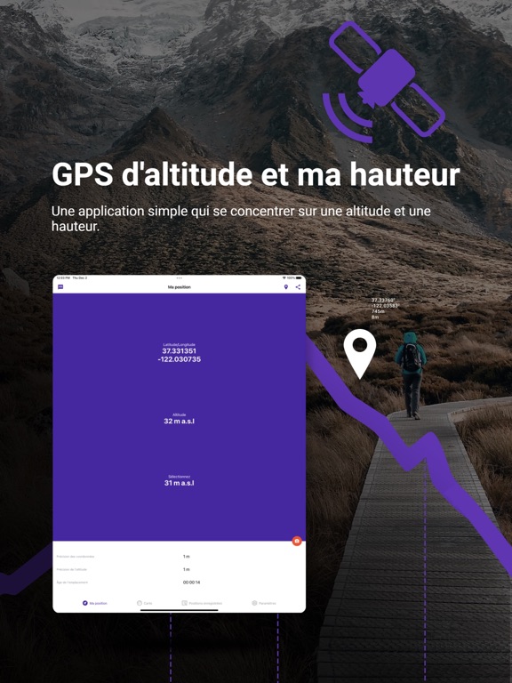 Télécharger Mon Altitude et Élévation GPS pour iPhone / iPad sur l'App