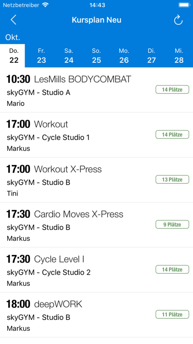 myFitApp screenshot 2