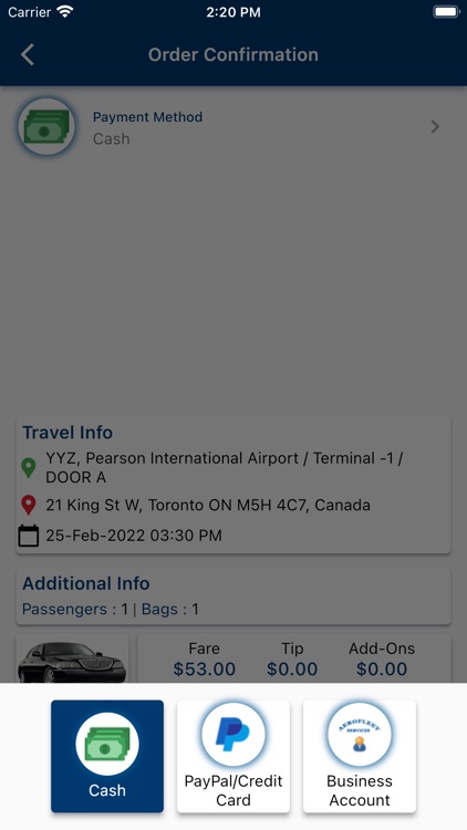 Aerofleet Cab Services screenshot-3