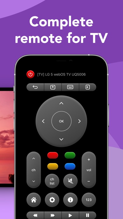 TV Remote: Universal Control ◦