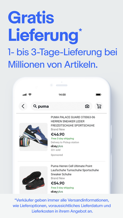 eBay: Dein Online-Marktplatz app screenshot 2 by eBay Inc. - appdatabase.net