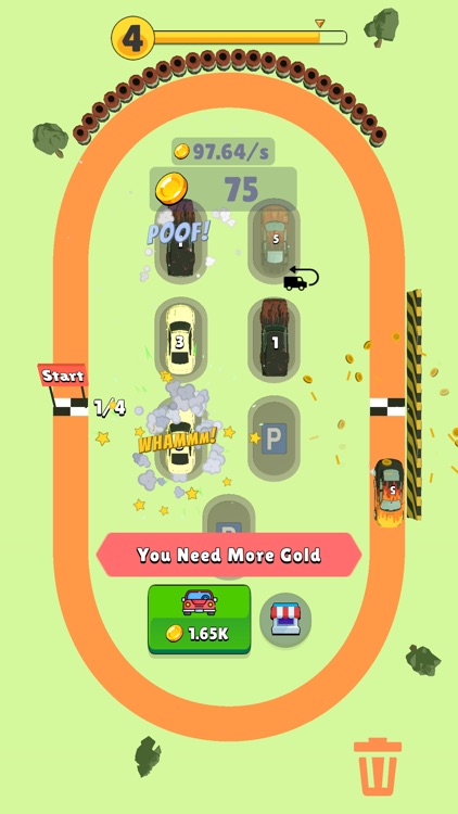 Idle Merging Cars Racers screenshot-5