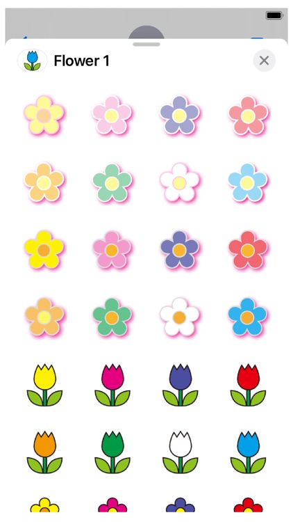 Flowers 1 Stickers