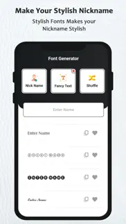 cool fonts: nickname generator iphone screenshot 4