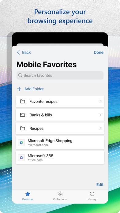 Microsoft Edge: Web Browser iphone images