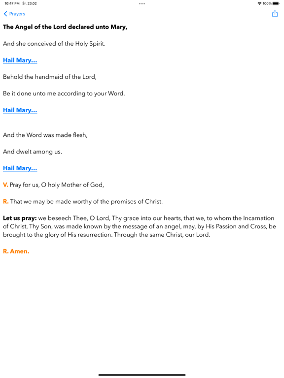 Catholic prayer book screenshot 3