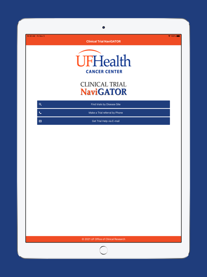 UFHCC Clinical Trial NaviGATOR