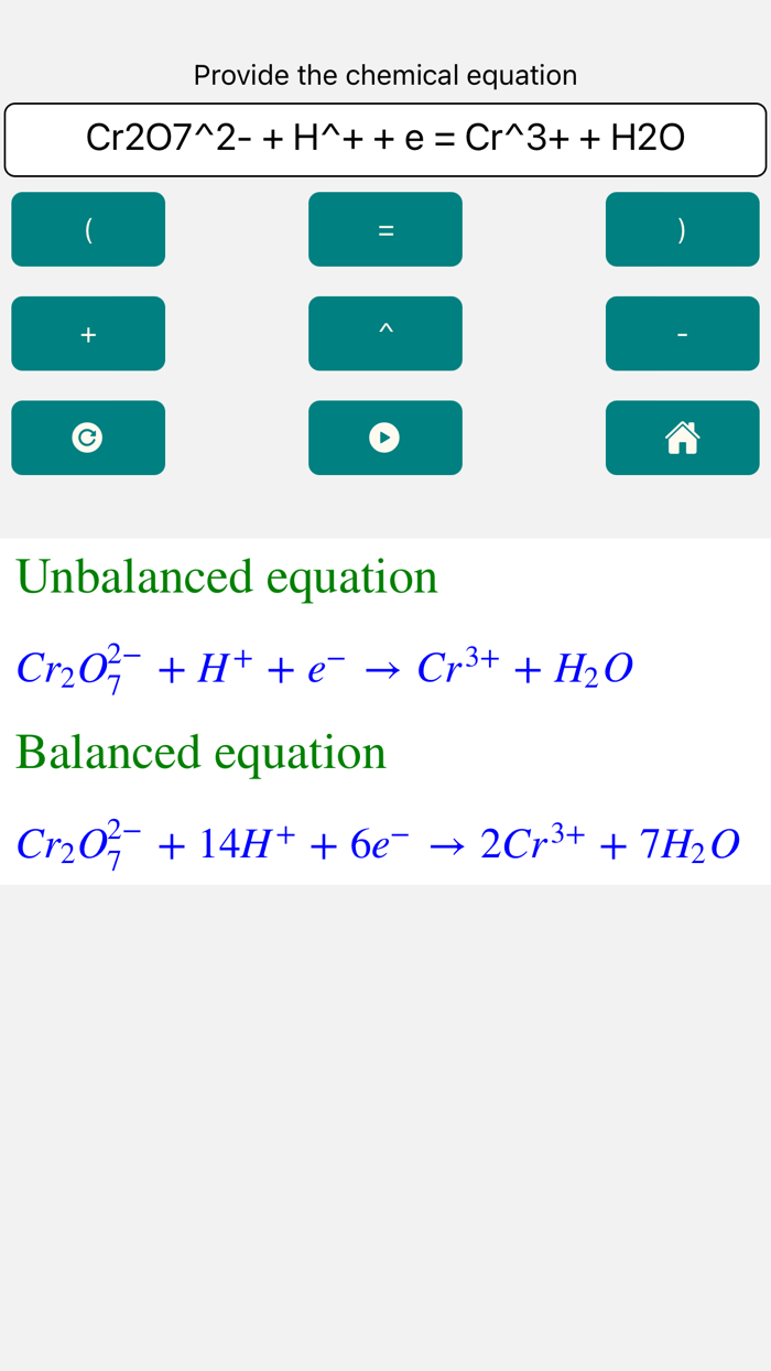 ChemicalEquationBalancePro