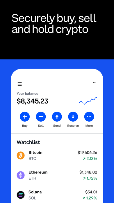 Buy/Sell cryptocurrency - Coinbase