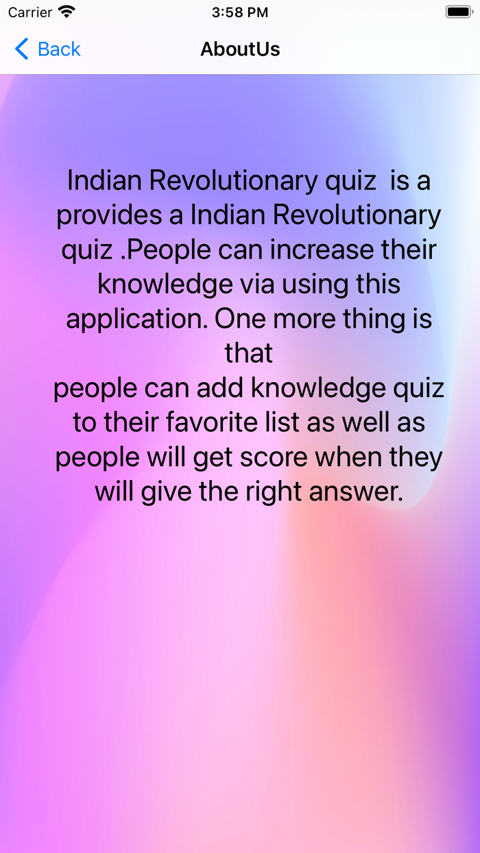 Indian Revolutionary Quiz
