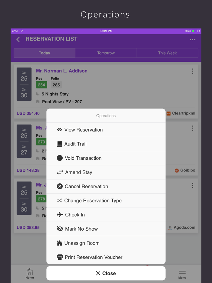 TripiCloud Hotel PMS and CMS