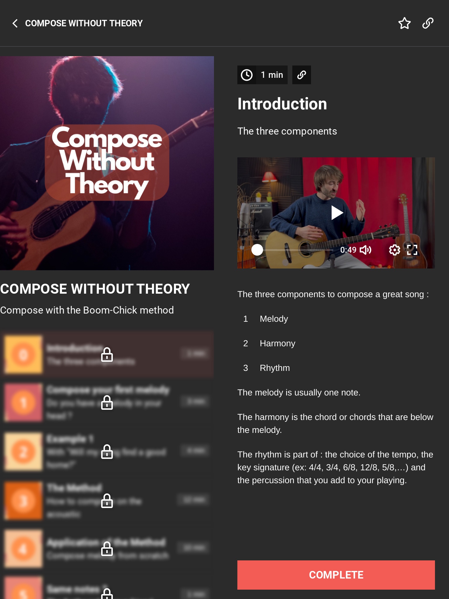 COMPOSITION Guitar Academy screenshot 2