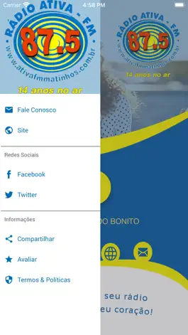 Game screenshot Rádio Ativa 87,5 FM apk