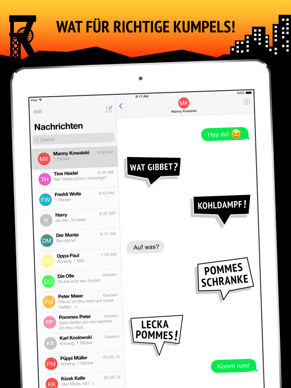 Screenshot #4 pour Ruhrpott Stickers