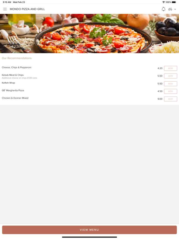 Mondo Pizza And Grill