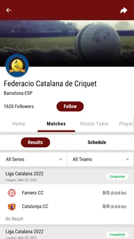 Game screenshot Federació Catalana de Cricket apk