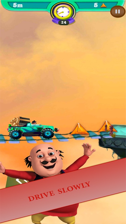 Motu Patlu Hill Racing Game