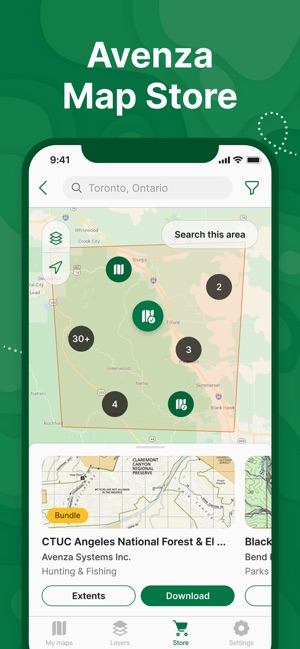 National Forest Map Store Avenza Maps: Offline Mapping On The App Store