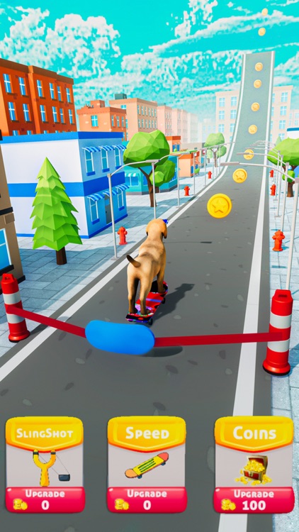 SlingShot Dog Stunts Game screenshot-3