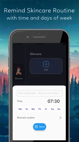 Game screenshot Skincare Reminder App apk