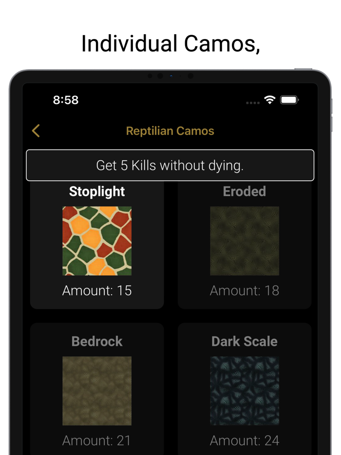 Vanguard Camo Tracker