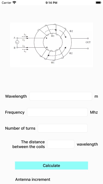 Coil inductance