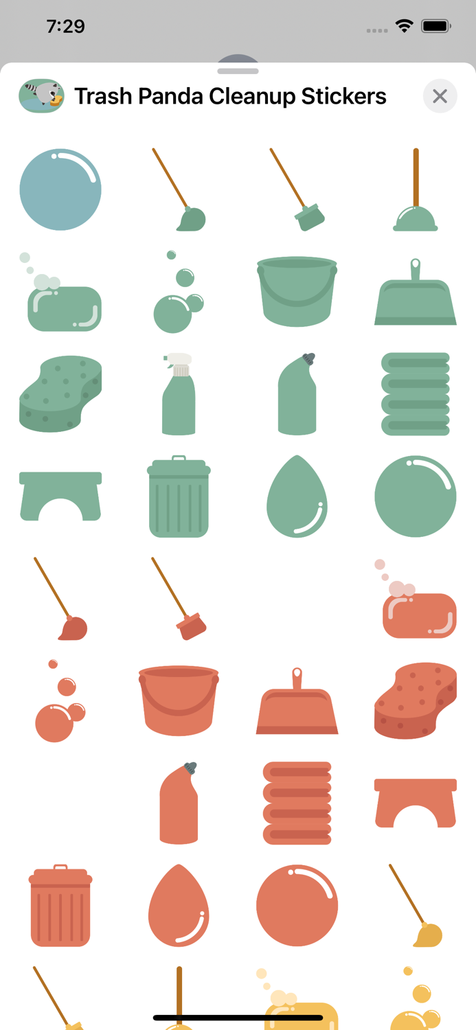 Trash Panda Cleanup Stickers