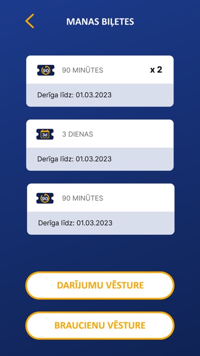 Rīgas satiksmes koda biļete screenshot 4