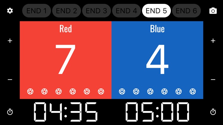 Simple Boccia Scoreboard