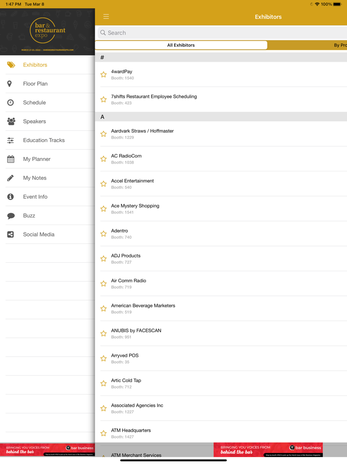 Bar  Restaurant Expo 2022