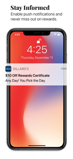 Dillard's app screenshot
