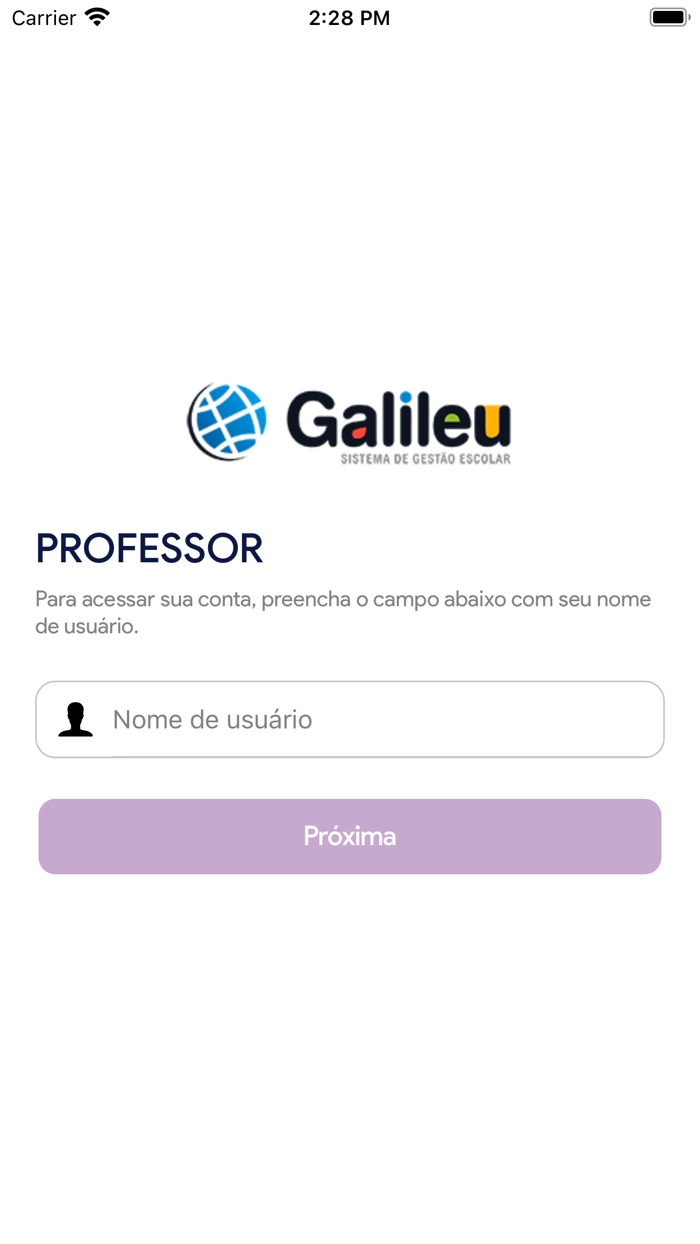 Galileu - App Professor