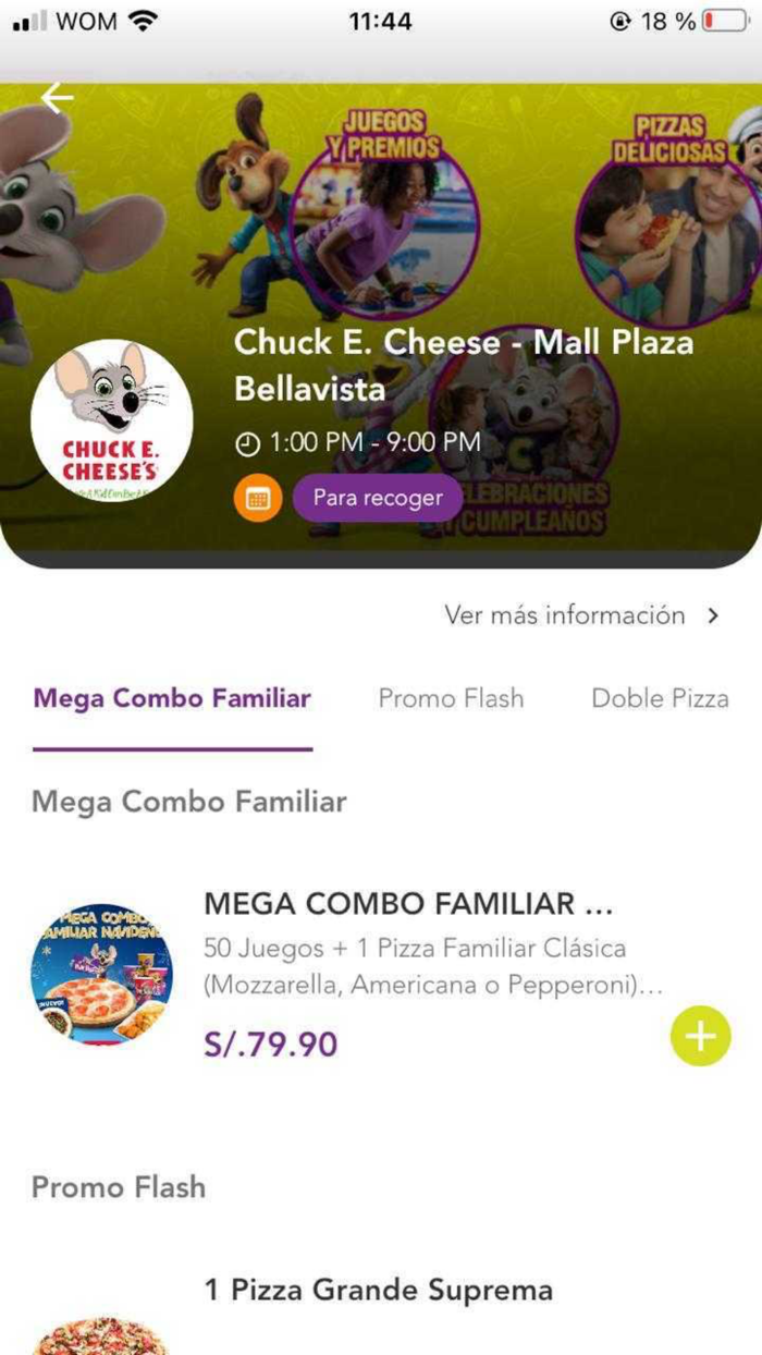 Chuck E Cheeses