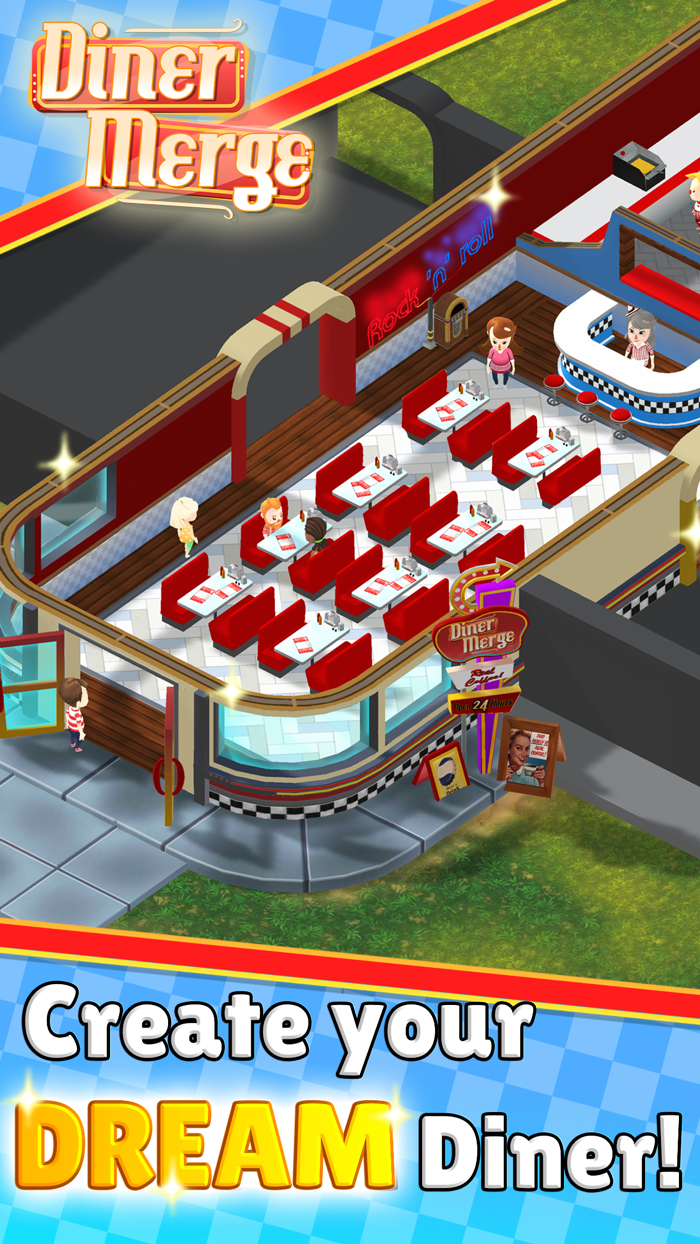 Diner Merge - Cooking Game