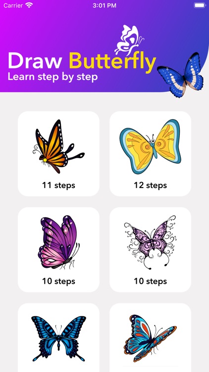 Learn - How to Draw Butterfly