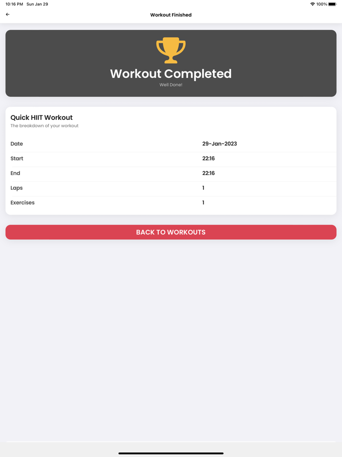 Getcha Exercise Timer